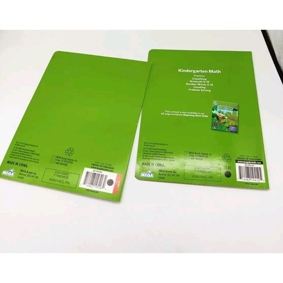 Leap Frog Lot Pre-K Color & Learn ABC & Kindergarten - 1st Grade Math Practice - Picture 2 of 5